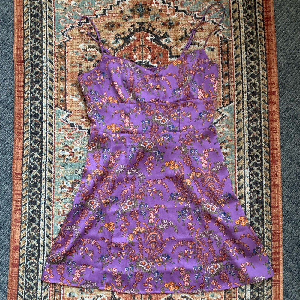 Urban Outfitters Purple Paisley Dress